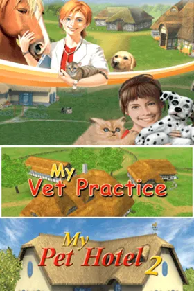 2 in 1 - My Vet Practice + My Pet Hotel 2 (Europe) (En,Fr,De,Es,It) screen shot title